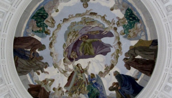 St.-Blasien: Dom, Kuppelfresko Maria Himmelfahrt