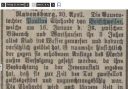 1909-04-23-Der-Rottumbote-S.1-Erhardt-Pauline-Gericht-Ravensburg-Heilanstalt