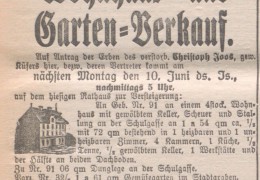1912-06-07-Riedlinger-Zeitung-S.4-Joos-Christoph-Erben-Verkauf-Haus