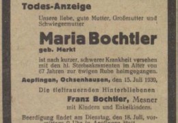 1939-07-17-Verbo-S.16-Bochtler-Maria-Aepfingen-Traueranzeige