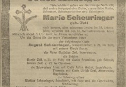 Anzeiger-vom-Oberland-1917-04-19-S.4-Scheuringer-Marie-geb.-Zell-Trauer