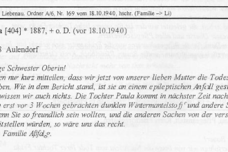 Friedel-Buch-Seite-205-Assfalg-Ida-Brief-der-Familie