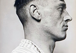 Portrait von Karl Paul aus der Zwiefalter Patientenakte. (Archiv ZfP Zwiefalten).