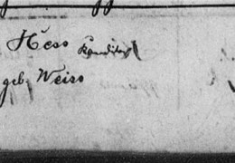 Taufregister-Huerbel-katholisch-1900-Nr.-20-mit-Nachtrag-des-Todes-in-Grafeneck