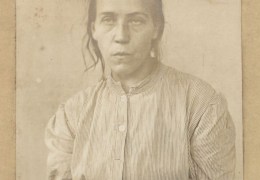 Portrait von Fanny Welser aus der Tübinger Patientenakte, 1925. (Universitätsarchiv Tübingen, Signatur UAT 669/3029).