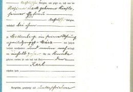 beck-karl-geburtsregister-mettenberg-1909_Nr_2