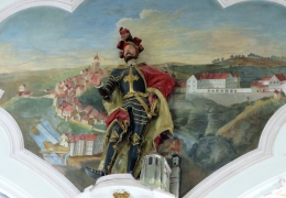 IMG_4468-Schlosskirche-Statue-des-Erbauers-Graf-Christoph