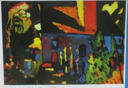 Kirche in Murnau von Kandinsky 1909